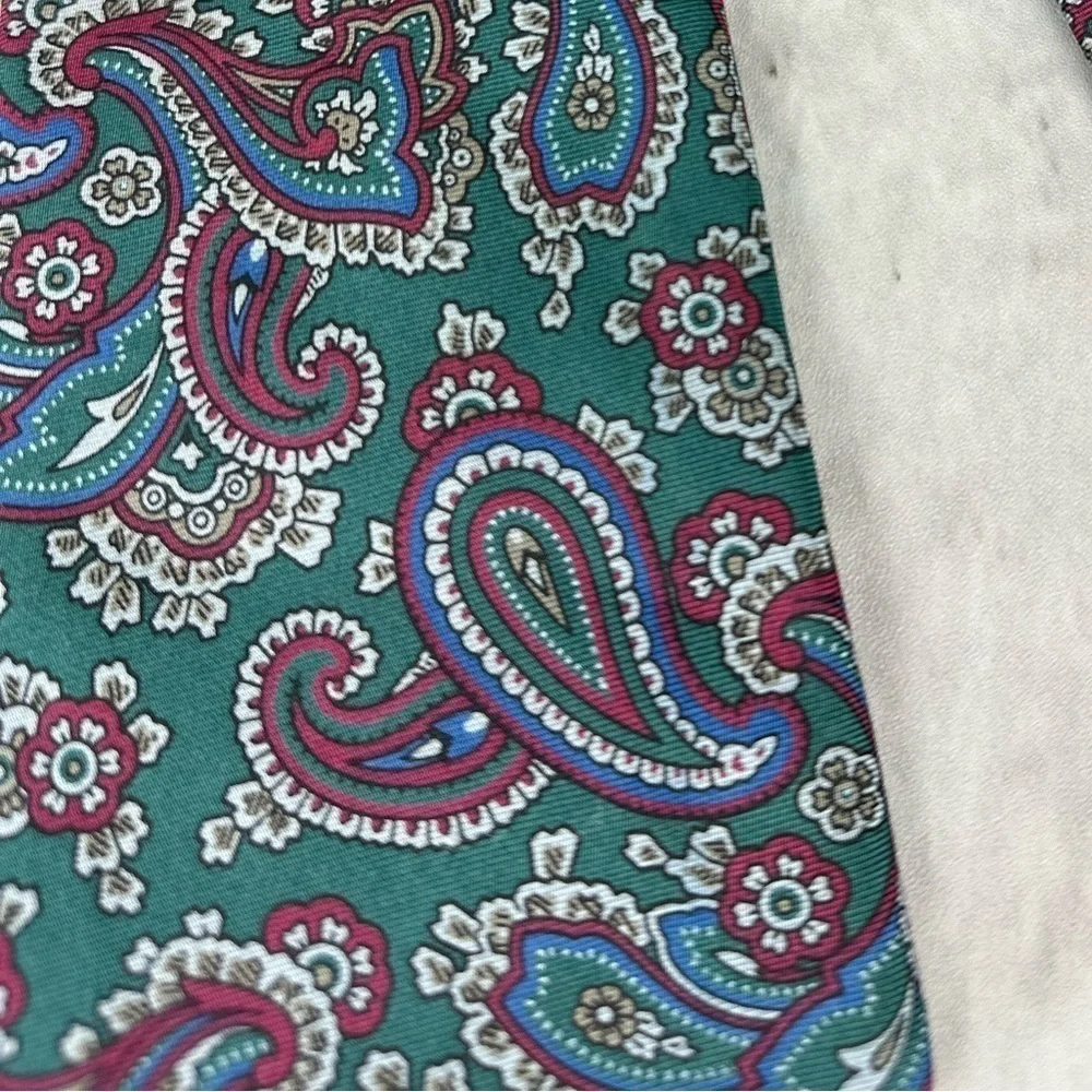 Christian Dior Paisley Print Tie